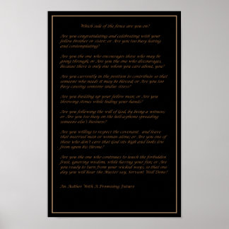 Which Side of The Fence - Poster