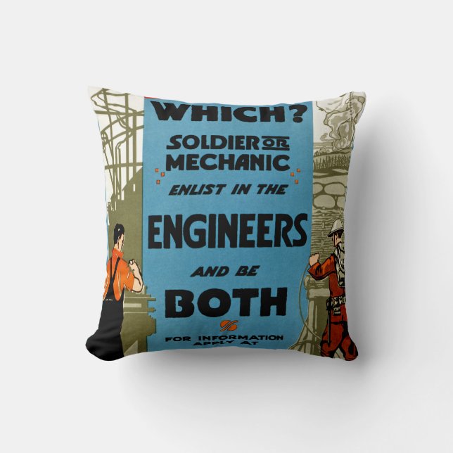 Which? Soldier or Mechanic Cushion (Front)