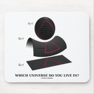 Which Universe Do You Live In? (Physics Humour) Mouse Pad