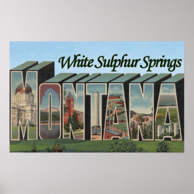 While Sulphur Springs, Montana Poster (Front)