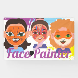Whimiscal Facepainter Facepainting Artist Banner