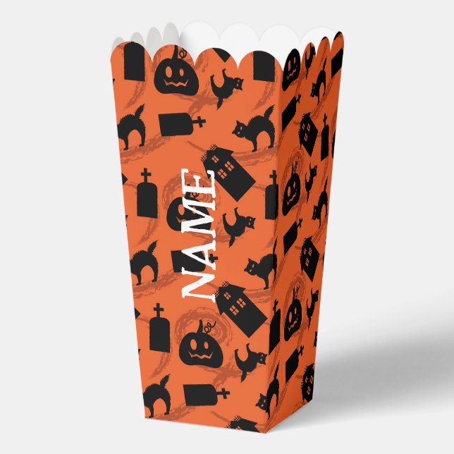 Whimiscal Halloween pattern Favour Box (Front)