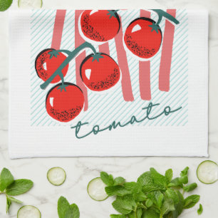 Whimiscal Italy Tomatoes  Tea Towel