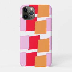 Whimiscal Squares Red Orange Pink  Case-Mate iPhone Case