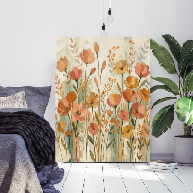 Whimsical Abstract Flower Botanical Wall Art (Creator Uploaded)