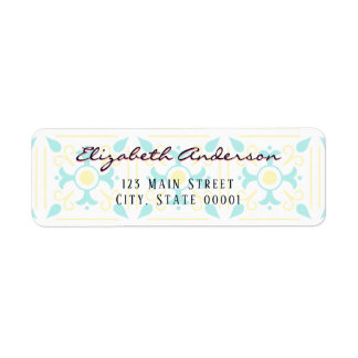 Whimsical Afternoon Tea Address Labels