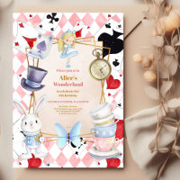 Whimsical Alice in Wonderland Birthday Party