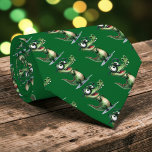 Whimsical Alligator Custom Necktie Tie<br><div class="desc">A unique and eye-catching necktie featuring a charming alligator design. Perfect for adding a touch of personality and fun to any outfit. Ideal for those who appreciate quirky,  one-of-a-kind accessories.</div>