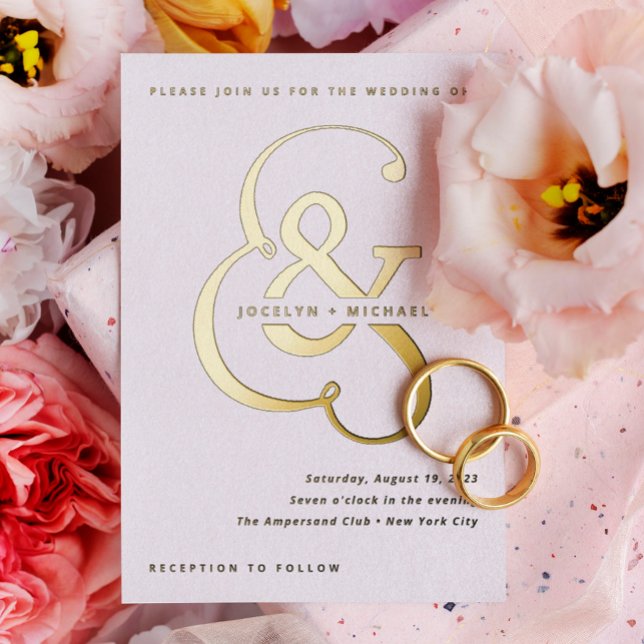 Whimsical Ampersand | Gold and White Wedding (Creator Uploaded)