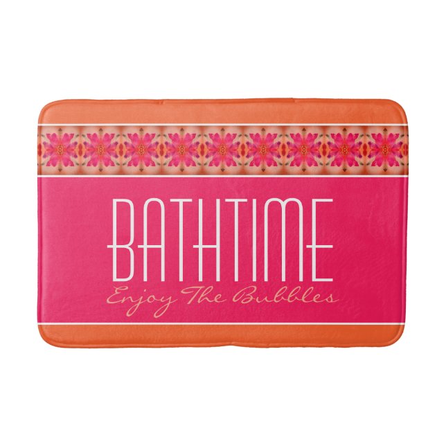 Whimsical and Fun Bath Mat (Front)
