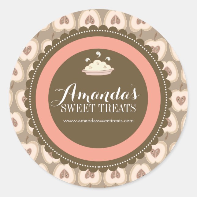 Whimsical and Fun Dessert Labels (Front)
