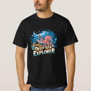 Whimsical and Retro Octopus Artwork for Fans T-Shirt