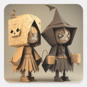 Whimsical and Weird Halloween Stickers
