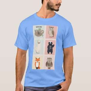 Whimsical Animal Wisdom Illustrations friends T-Shirt