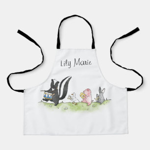 Whimsical Animals Marching Band Personalised  Apron