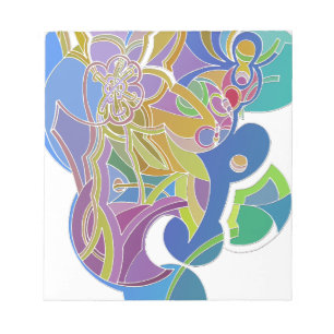 Whimsical Artwork Notepad