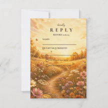Whimsical Autumn Wildflower Wedding