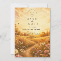 Whimsical Autumn Wildflower Wedding