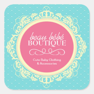 Whimsical Baby Boutique Stickers