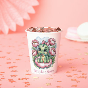 Whimsical Baby Shower Dino Delight Paper Cups