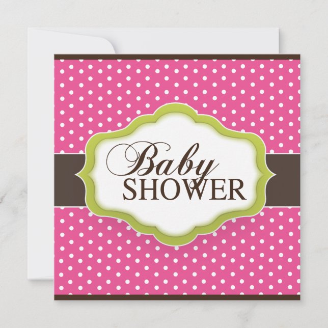 Whimsical Baby Shower Invitation (Front)