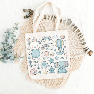 Whimsical Baby Shower Tote Bag