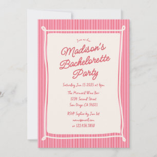 Whimsical Bachelorette Party Hand Drawn Doodle  Invitation