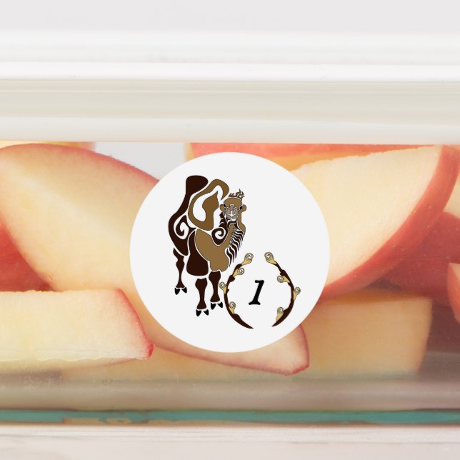 Whimsical Bactrian Camel Monogram (Affixed)