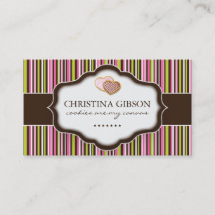Whimsical Bakery Business Cards