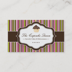 Whimsical Bakery Business Cards