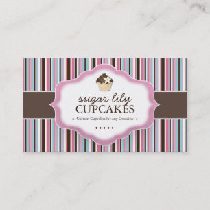 Whimsical Bakery Business Cards