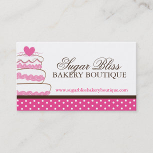 Whimsical Bakery Business Cards