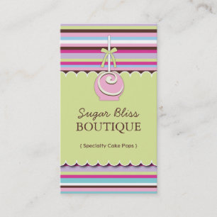 Whimsical Bakery Business Cards