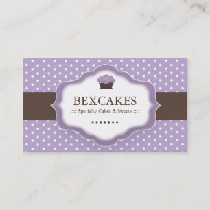 Whimsical Bakery Business Cards