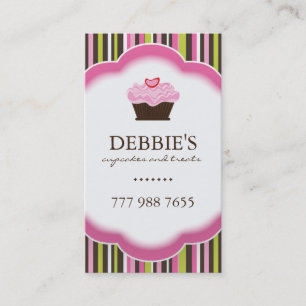 Whimsical Bakery Business Cards
