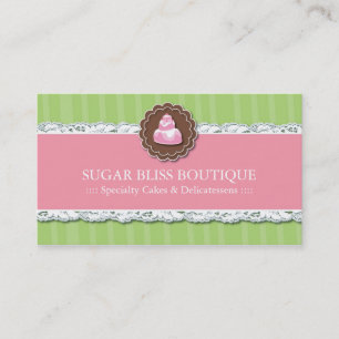Whimsical Bakery Business Cards