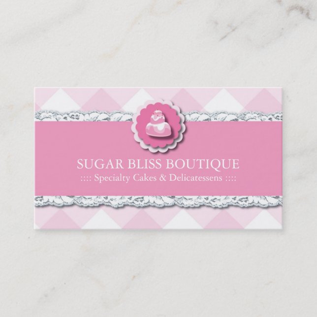 Whimsical Bakery Business Cards (Front)