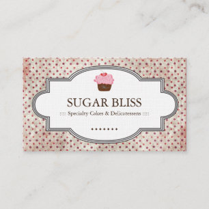 Whimsical Bakery Business Cards