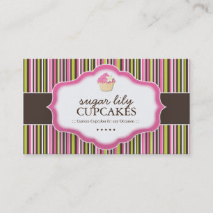 Whimsical Bakery Business Cards