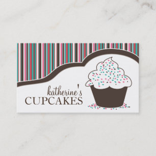 Whimsical Bakery    Cupcake Business Cards