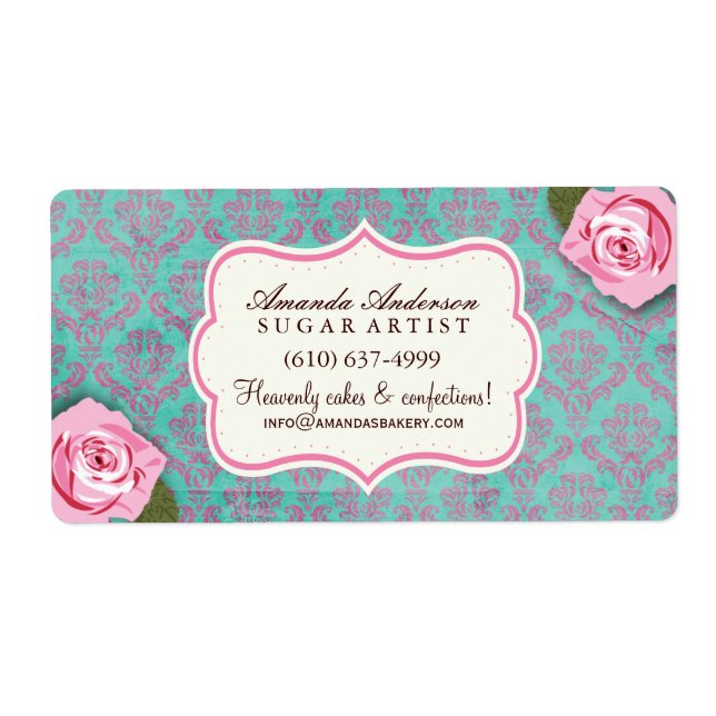 Whimsical Bakery Packaging Labels (Front)