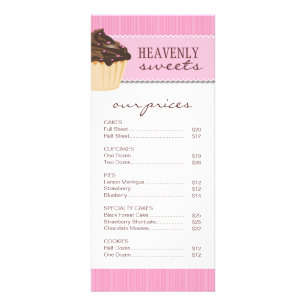Whimsical Bakery Rack Card