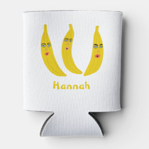 Whimsical Banana Trio CUSTOMIZE IT Can Cooler