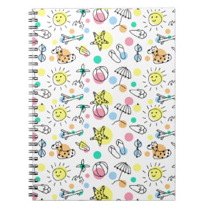 Whimsical Beach Day Notebook