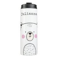 Whimsical Bear Drawing Cute Personalised