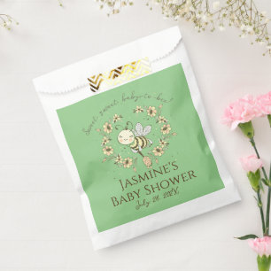 Whimsical Bee Wreath Baby Shower Favour Bags