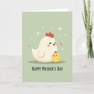 Whimsical Bird Family Day Card