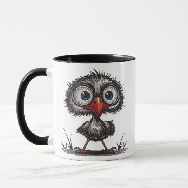 Whimsical bird mug (Left)