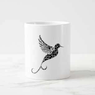 Whimsical Bird Pattern Illustration Coffee Mug