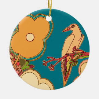 Whimsical Birds Ceramic Tree Decoration